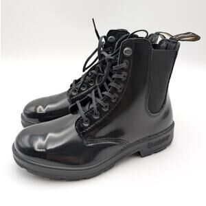 Blundstone Original Lace-Up Gore Boots Round Toe Women's Black Size US7.5 UK4.5